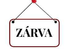 Értesítés zárva tartásról