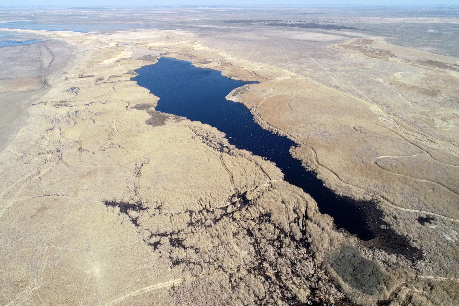 A Kunkápolnási-mocsár legnagyobb kiterjedésű nyíltvízű élőhelye újra víz alatt áll.