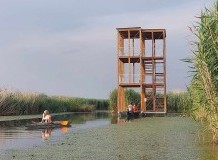Kenutúra a Tisza-tavon